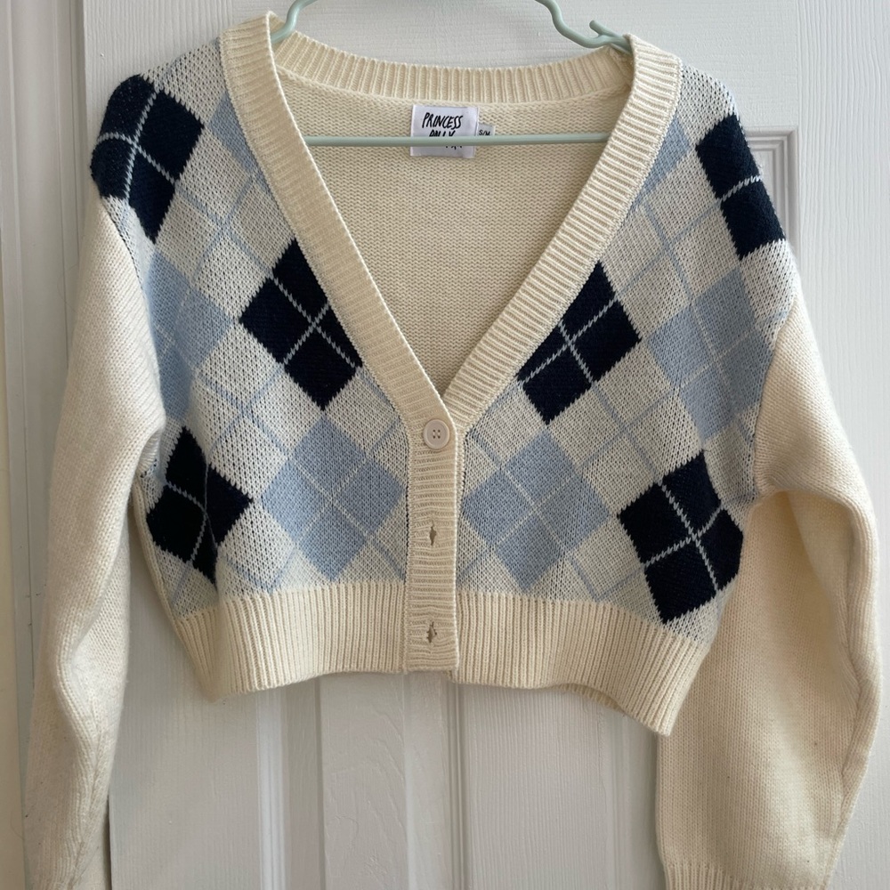 NWOT Princess Polly Argyle Sweater